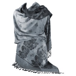 Gray Meditation Shawl