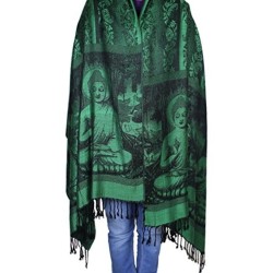 Buddhist Heart Chakra Shawl