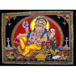 Reclining Ganesh Tapestry
