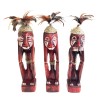 Three Wise Tiki Statues