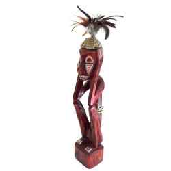 Three Wise Tiki Statues