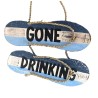 Gone Drinking, Wooden Wall Hanging