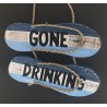 Gone Drinking, Wooden Wall Hanging